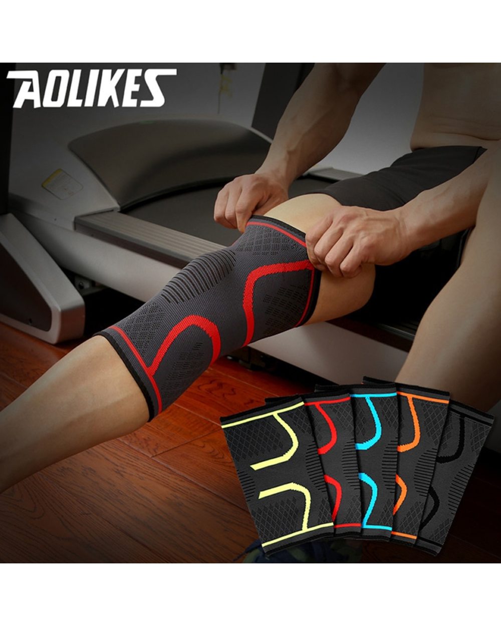 Fitness Running Cycling Knee Support front-1