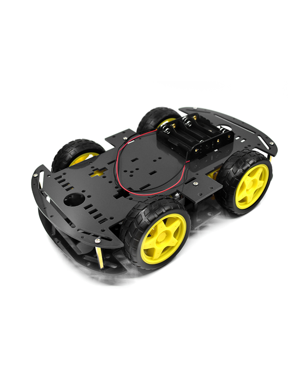 Smart Car Kit 4Wd Smart Robot Car Chassis Kits Car With Speed Encoder And Battery Box Diy Electronic Kit For Arduino front-1