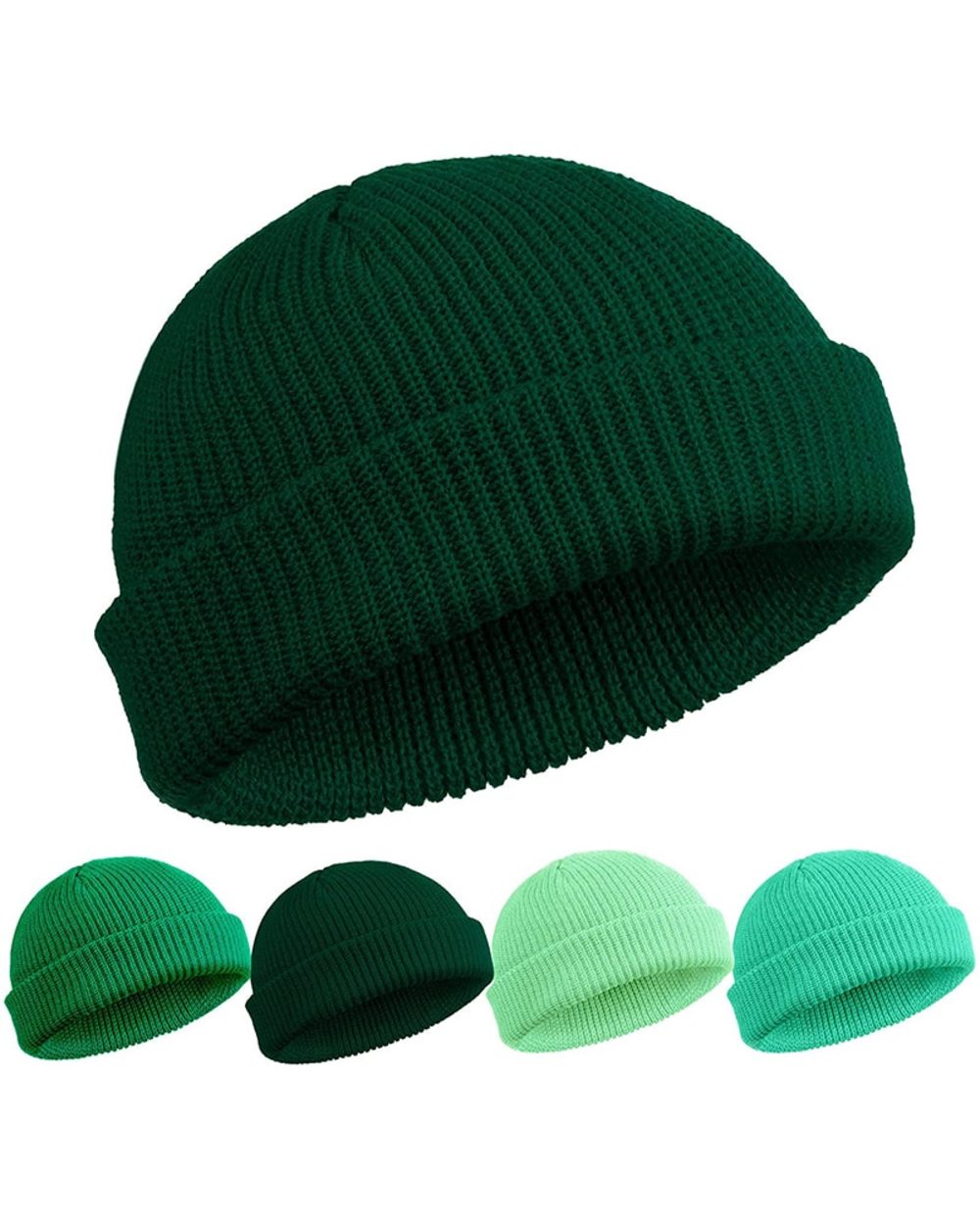 Fashion Men Beanie Knit Hats Boy Skullcap Sailor Caps Cuffs Retro Navy Short Hat Solid Color Unisex Winter Warm Cap Rol front-0