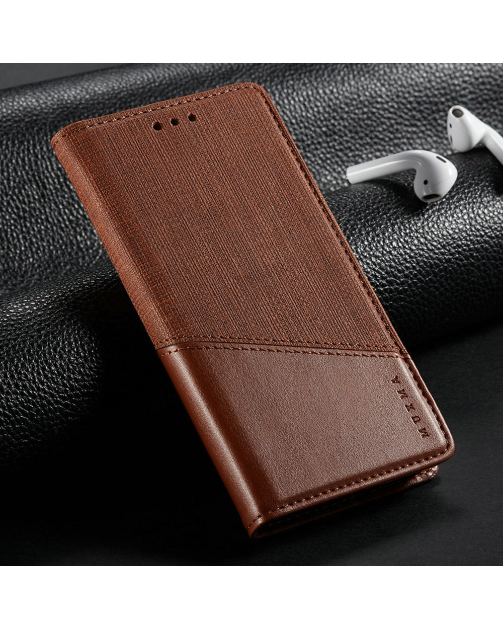M4 X3 Pro F3 X4 5G Flip Case 360 Protect Leather Casual Wallet Book Cover For X3 Nfc Case M3 X 3 M 4 Funda front-1