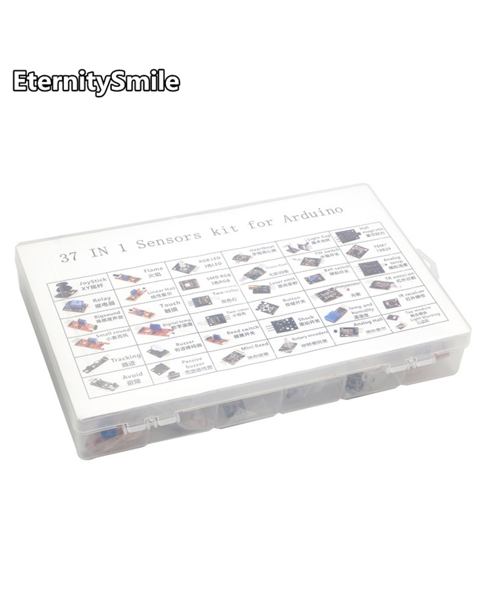 For Arduino 45 In 1 Sensors Modules Starter Kit Better Than 37In1 Sensor Kit 37 In 1 Sensor Kit Uno R3 Mega2560 front-2