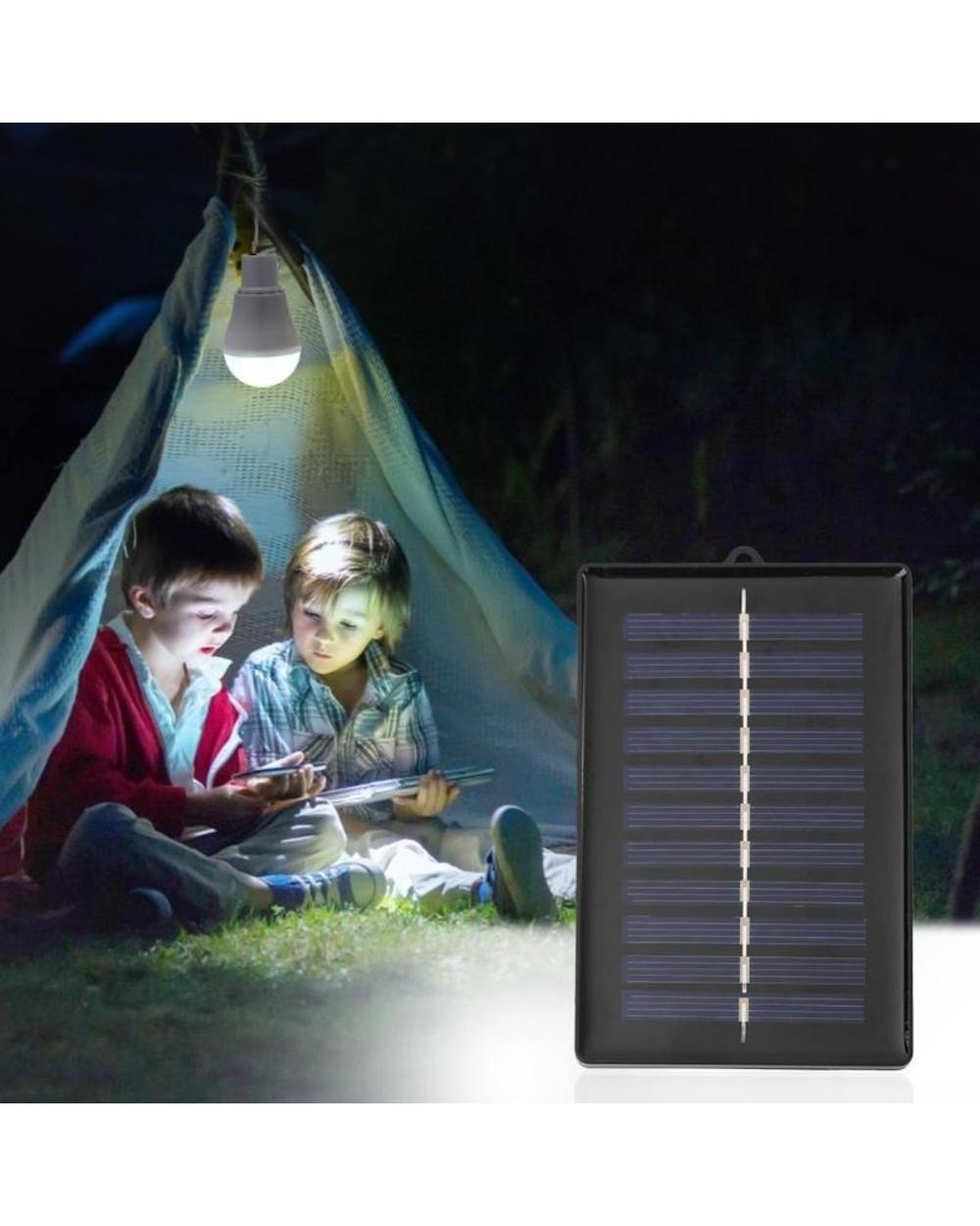 Portable Energy Saving Outdoor Solar Lamp USB Rechargeable front-5