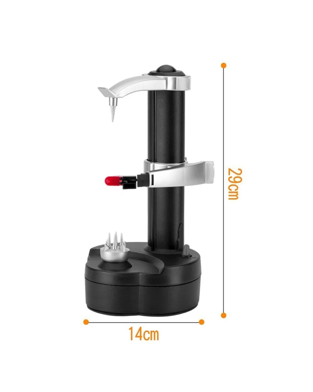 Multifunction Electric Peeler For Fruit Vegetables Automatic Stainless Steel Peeler Kitchen Potato Cutter Machine front-5