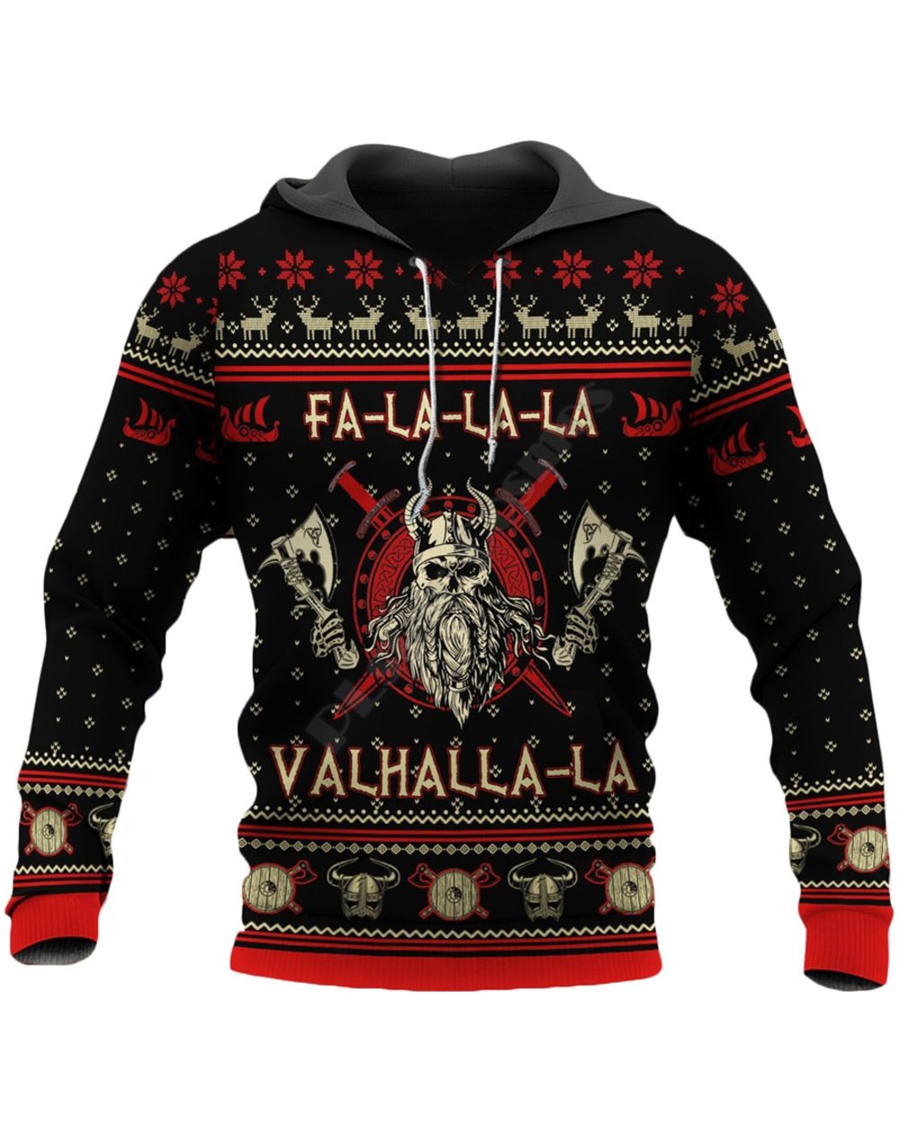 Viking Tattoo 3D Printed Hoodies zipper hoodie women For men front-0