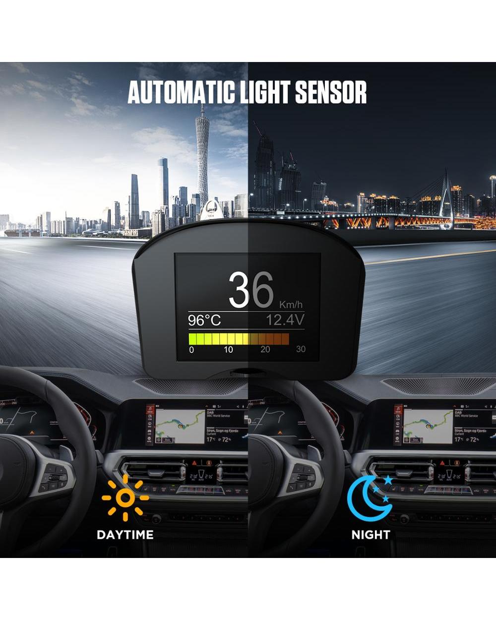 Autool X50 Plus Obd2 Display Speedmeter Auto On-Board Computer Car Obd ...