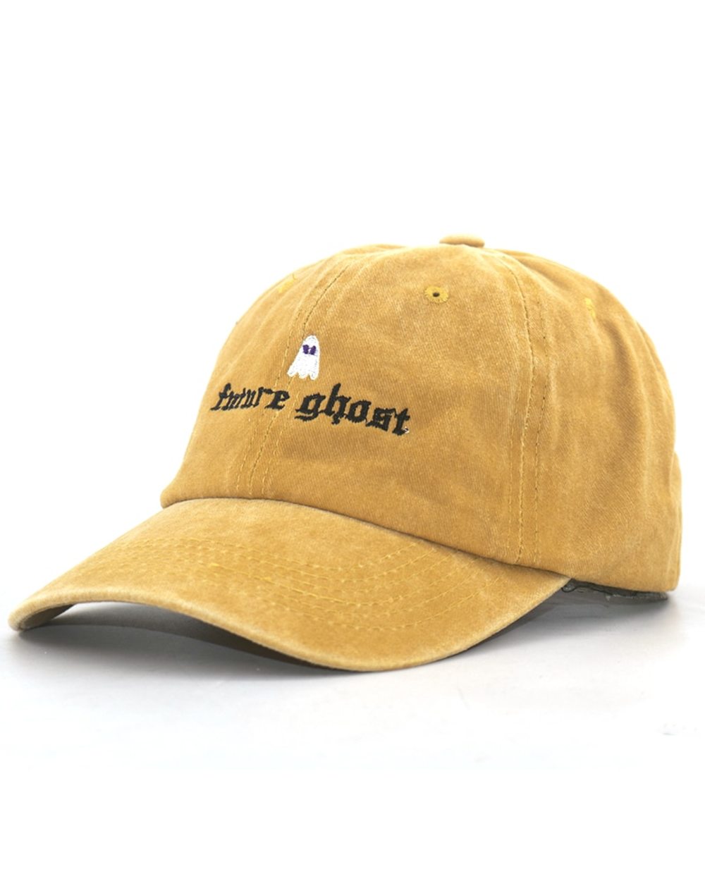 Unstructured Future Goast Cartoon Embroidery Cotton Washed Fashion Sports Baseball Cap Adjstable Hip Hop Dad Hat New Sn front-5