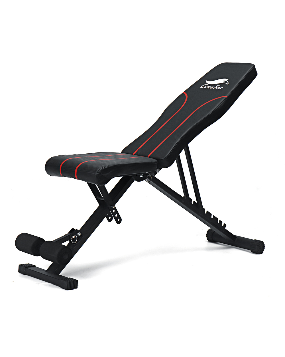 New Adjustable Fitness Sit Up Bench Folding Gym Exercise Training Equipment Weight Multi-Function Steel Bench 110Cm Us front-2