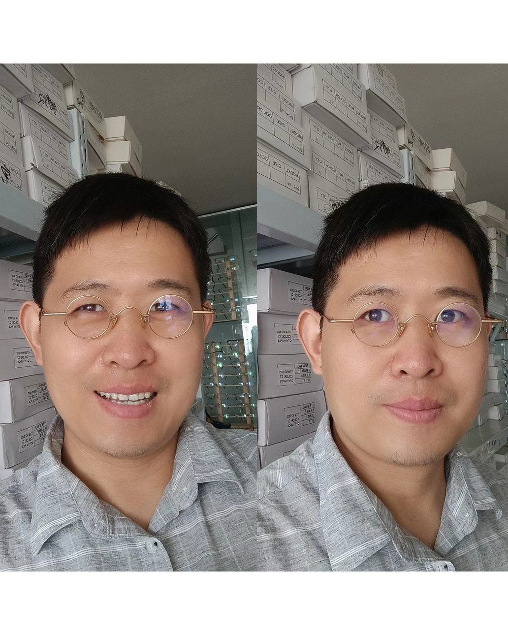 Betsion Super Small 34Mm Round Eyeglass Frames Women Men Reading Glasses Optical Glasses Retro Reading Mirror Eyewear front-4
