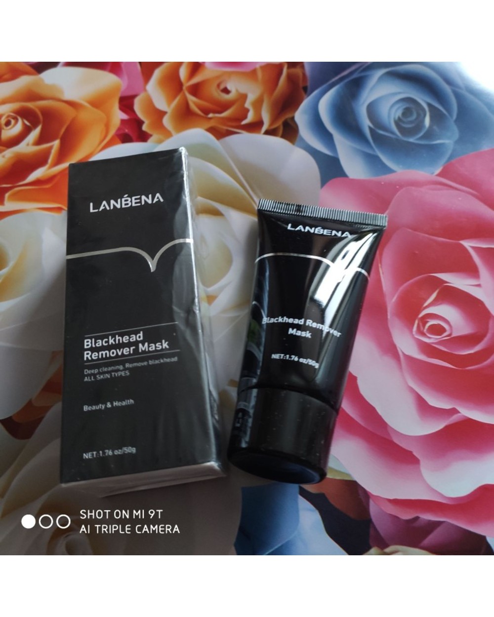 LANBENA Blackhead Remover Black Mask Face Acne Treatment Peeling Peel-Off Shrink Pores Bamboo Charcoal Cleaning Mask front-3