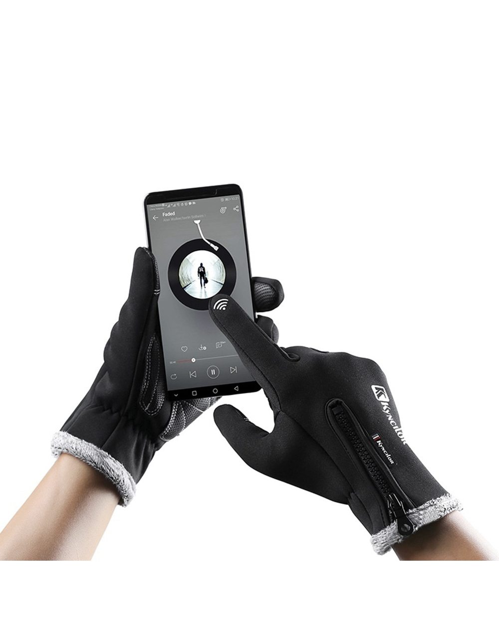 Winter Gloves For Men Plus Velvet Warm Touchscreen Cold Glove Waterproof Windproof Non-Slip Outdoor Sport Riding Womens front-2