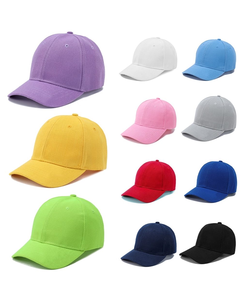 Kids Girls Boys Caps Cotton Black Cap Male Men Women Snapback Baseball Caps Canada Golf Summer 2022 Bone Gorras Hombre front-1