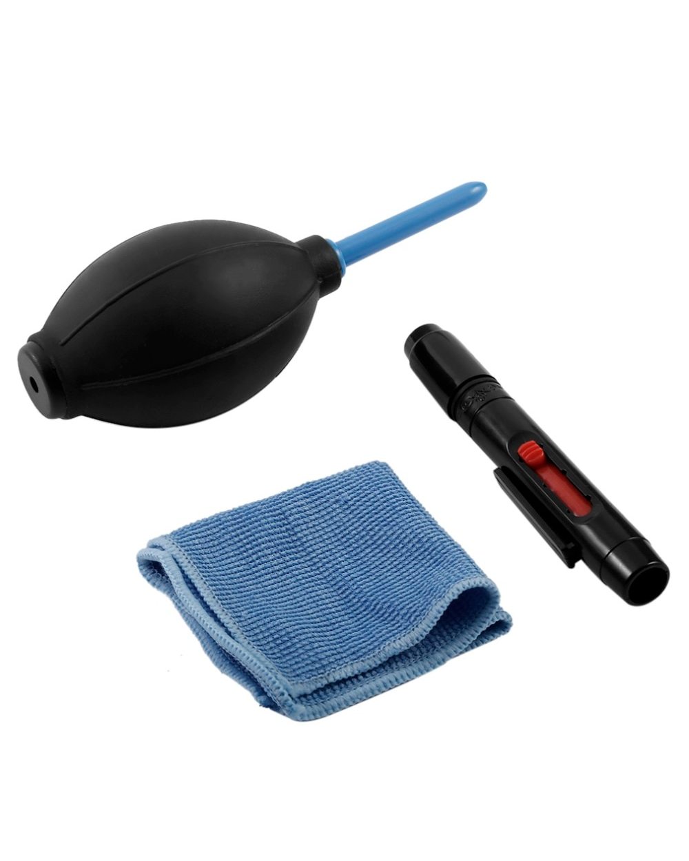 1 Set Cloth Brush and Air Blower In Digital Camera Cleaning kit front-1