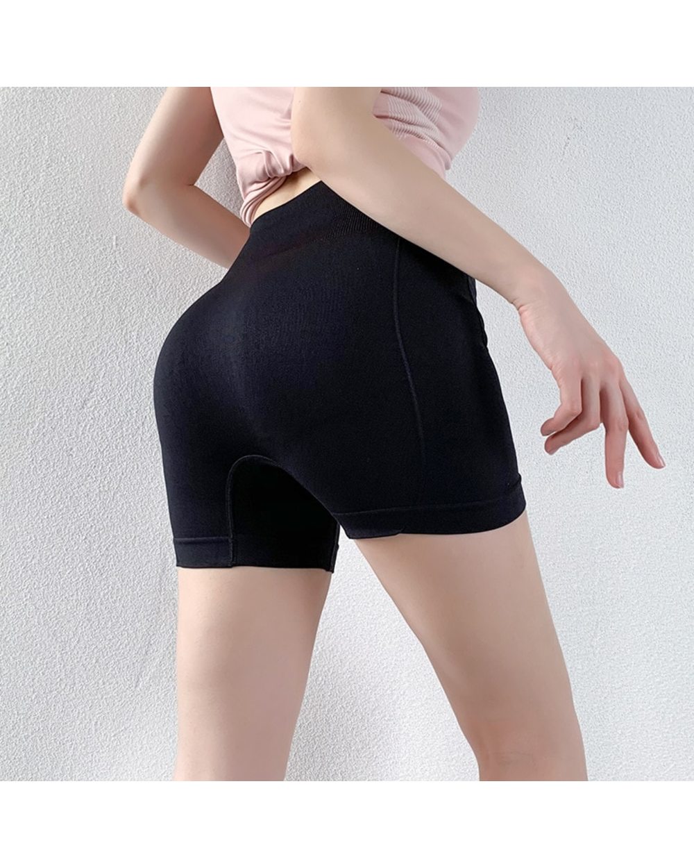High Waist Seamless Shorts Women Hip Safety Short Pants Fitness Boxer Panty Tummy Control Underpants front-0