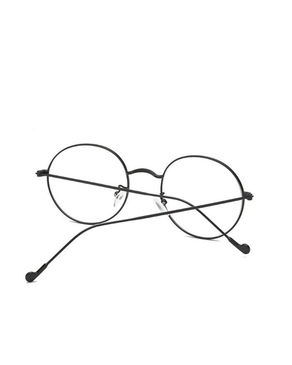 Women Round Metal Glasses Frame With Degree Men Ultralight Finished Myopia Glasses -0.5 -1 -1.5 -2 -2.5 -3 -3.5 -4 -4.5 front-2
