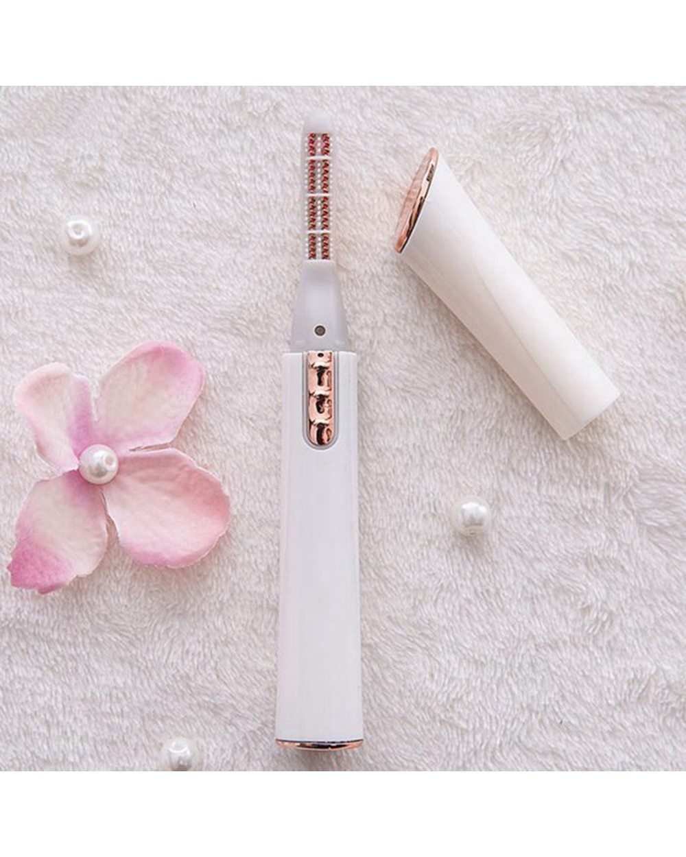 Portable Electric Heated Eyelash Curler USB Rechargeable front-4