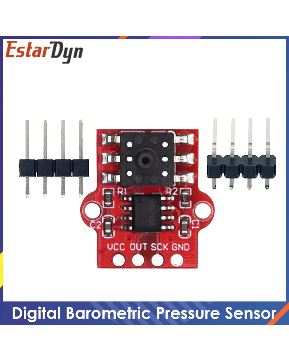 3.3-5V Digital Barometric Pressure Sensor Module Liquid Water Level Controller Board 0-40Kpa Connect 2.5Mm Soft Tube Fo front-0