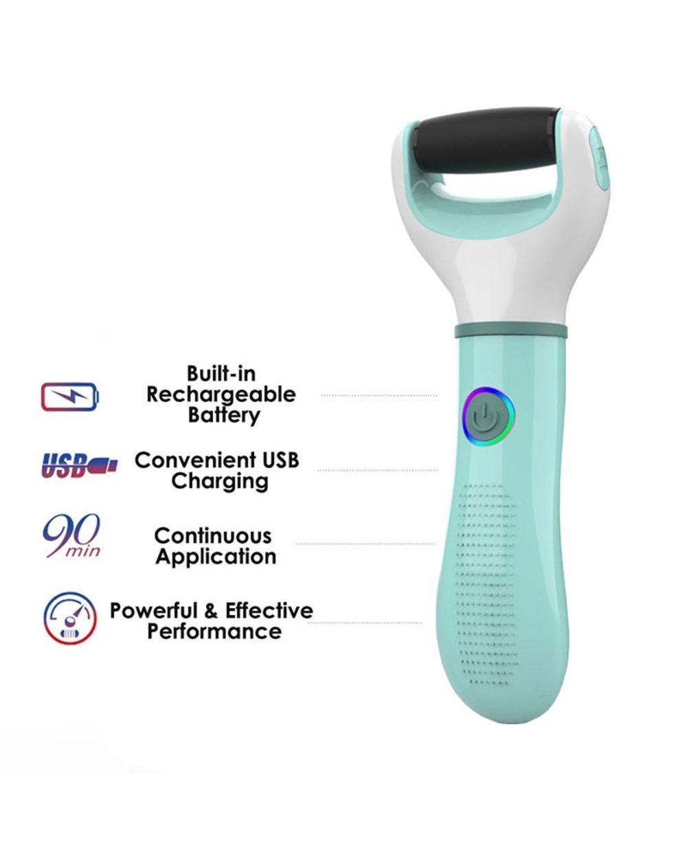Foot File Pedicure Tools Electric Foot Brush front-1