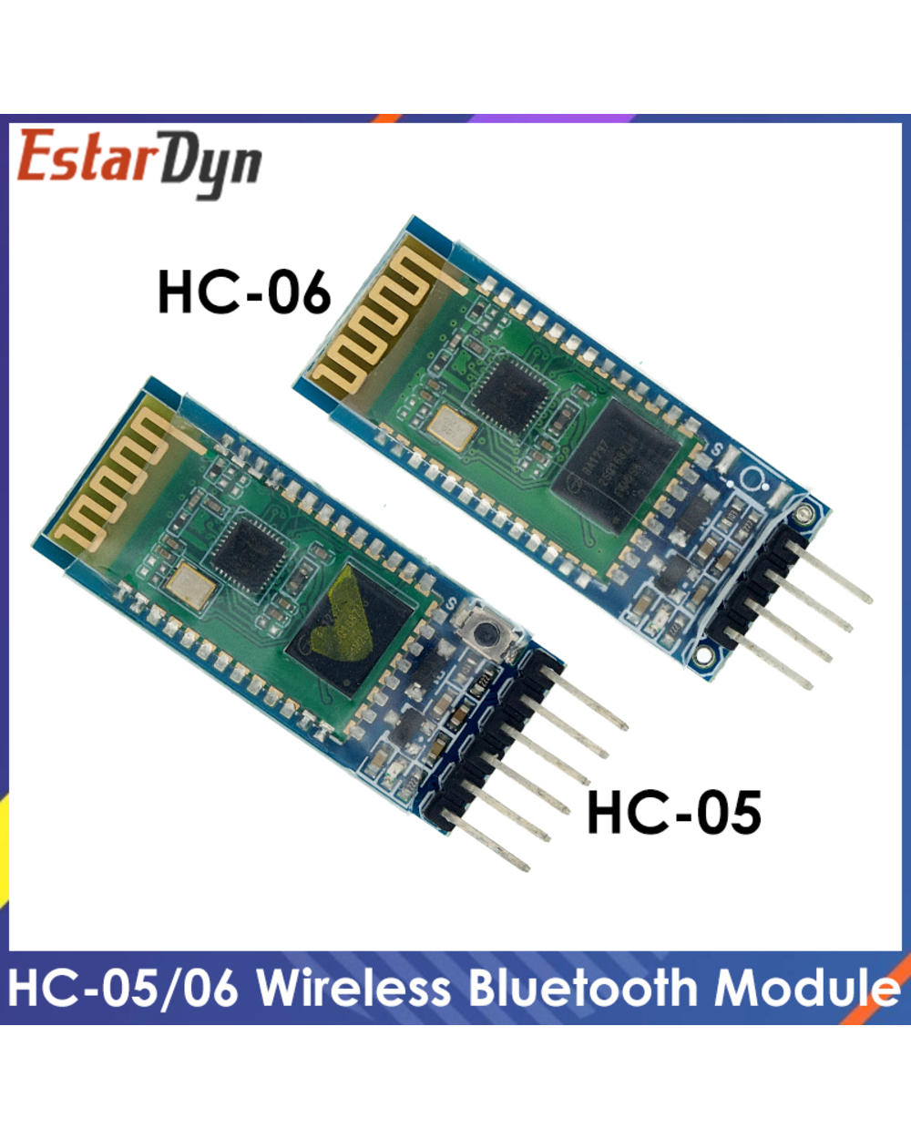 New Hc-05 Hc 05 Hc-06 Hc 06 Rf Wireless Bluetooth Transceiver Slave Module Rs232 / Ttl To Uart Converter And Adapter front-0