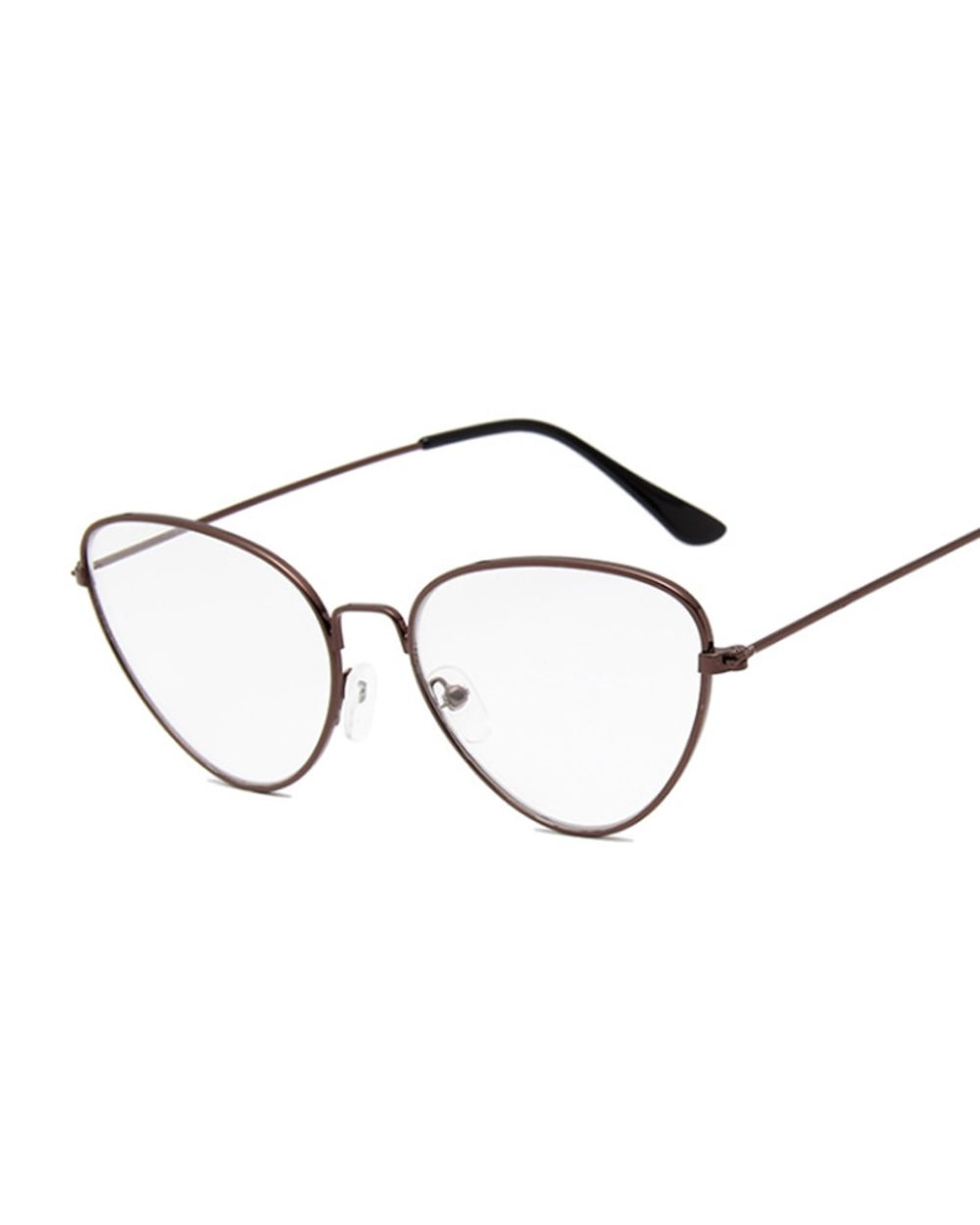 2020 New Cat Eye Glasses Frame Women Brand Designer Cateye Optical Eyeglasses Ladies Fashion Retro Clear Glasses front-4