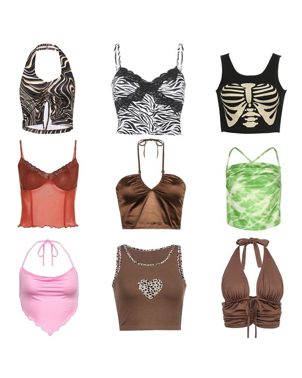 Sexy Tank Crop Tops Women front-3