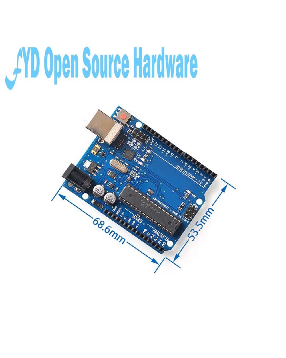 Uno-R3 Atmega328p Atmega16u2 Development Board With Usb Cable Diy Starter Kit For front-2