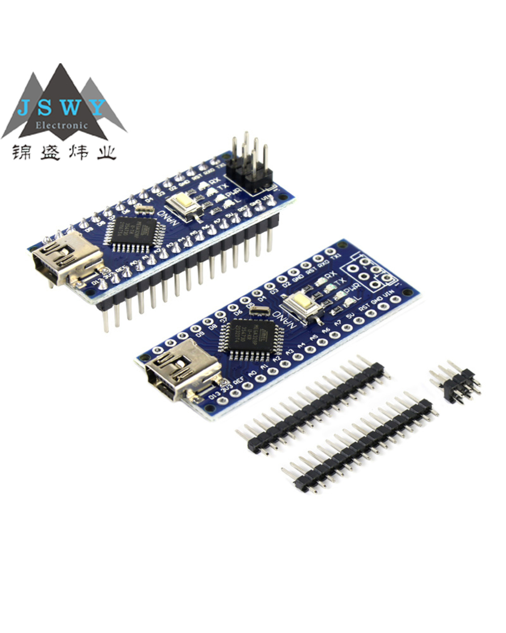 Nano With The Bootloader Compatible Nano V3.0 Controller For Arduino Nano Ch340 Mini Usb Atmega328p Programming Driver front-2