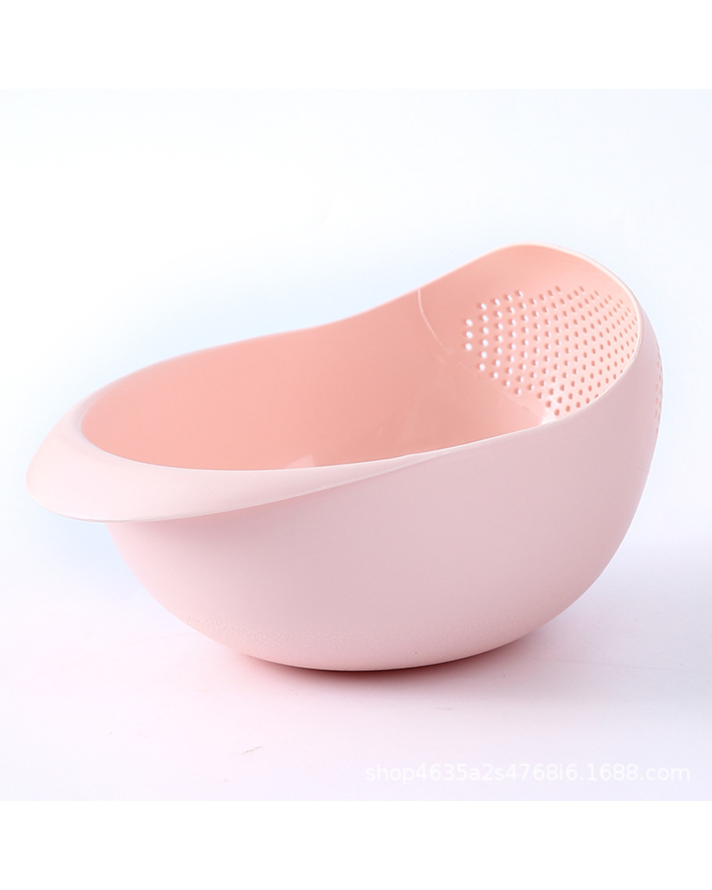 Kitchen Rice Washing Rice Strainer Bowl Food Grade Pic Colorful Thickening Drain Washing Basket Kitchen Gadgets 2020 front-3
