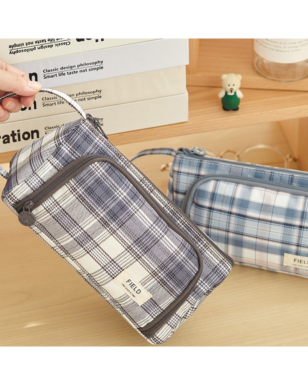 Lovely Pencil Case Kawaii Large Capacity Pencilcase School Pen Case Portable Pencil Bag Pencils Pouch School Pen Box St front-1