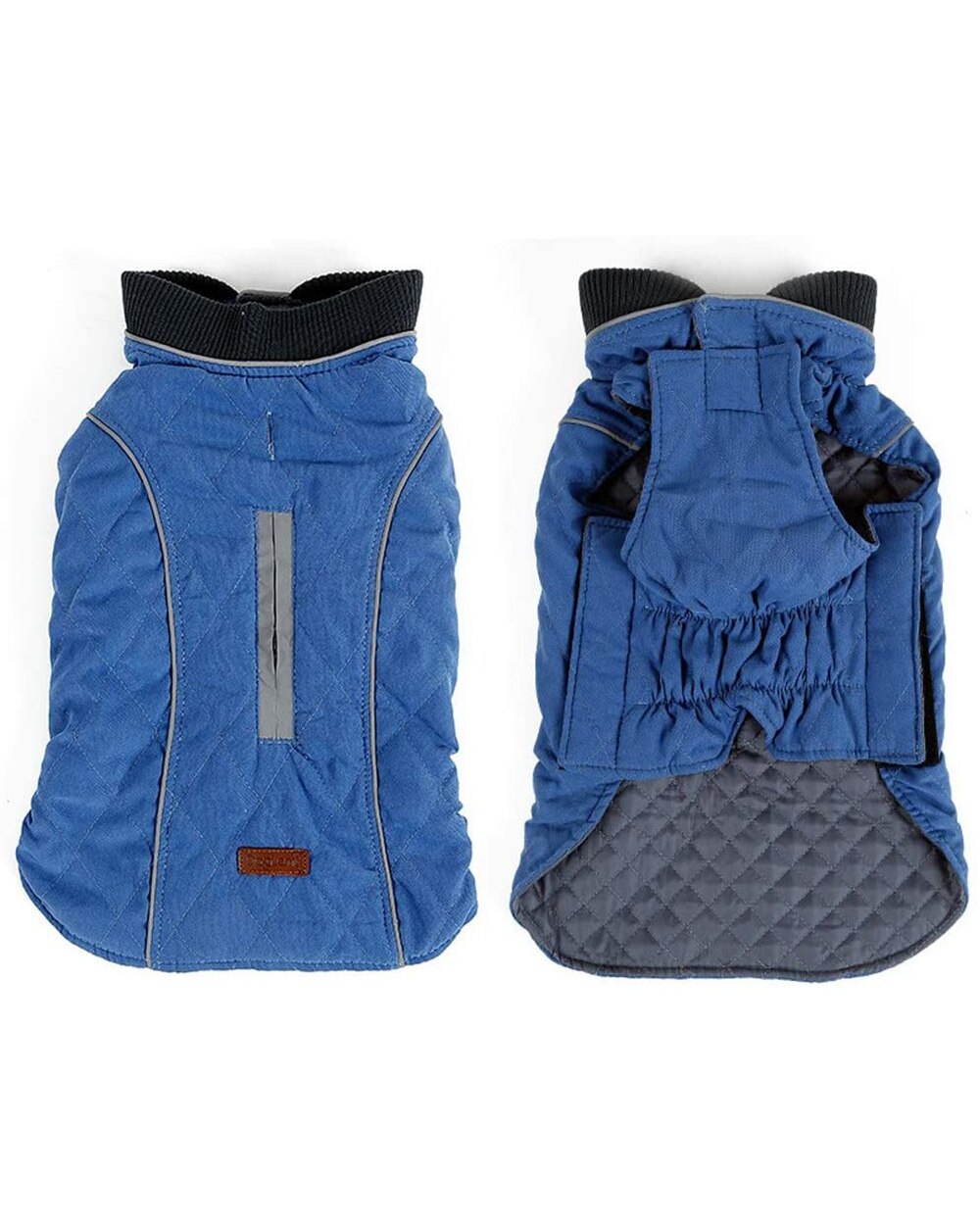 Reflective Clothes for Pets Dog Coat Winter Warm Vest Loft Dog Costume for Small Large Dogs Windproof Snowsuit Bulldog front-1