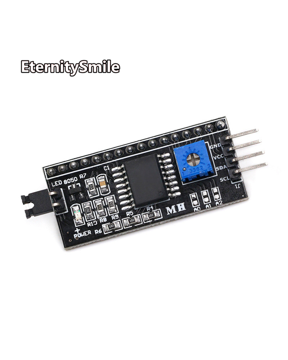 Lcd1602 1602 Lcd Module Blue / Yellow Green Screen 16X2 Character Lcd Display Pcf8574t Pcf8574 Iic I2c Interface 5V For front-2