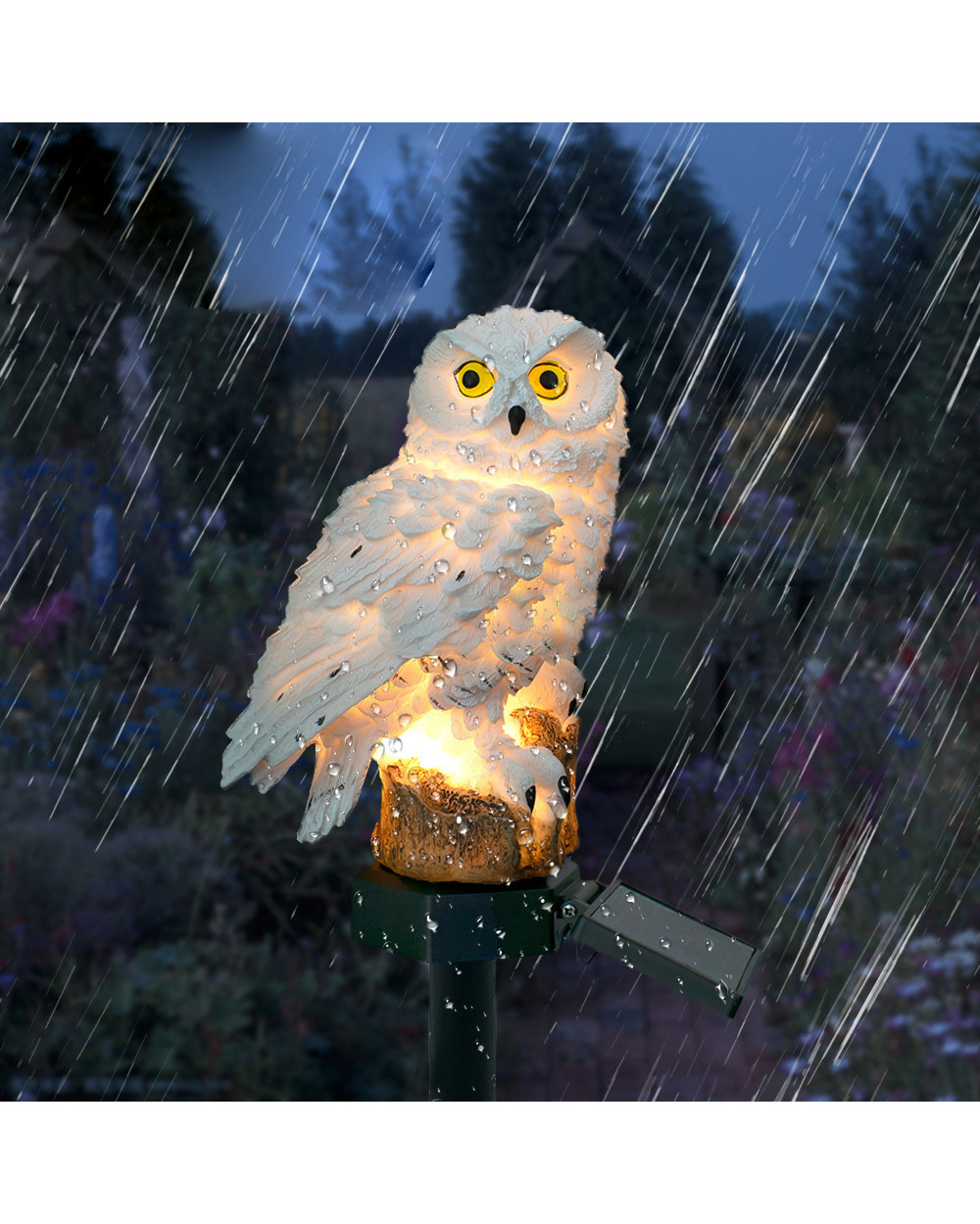 Solar Owl Garden Light Outdoor LED