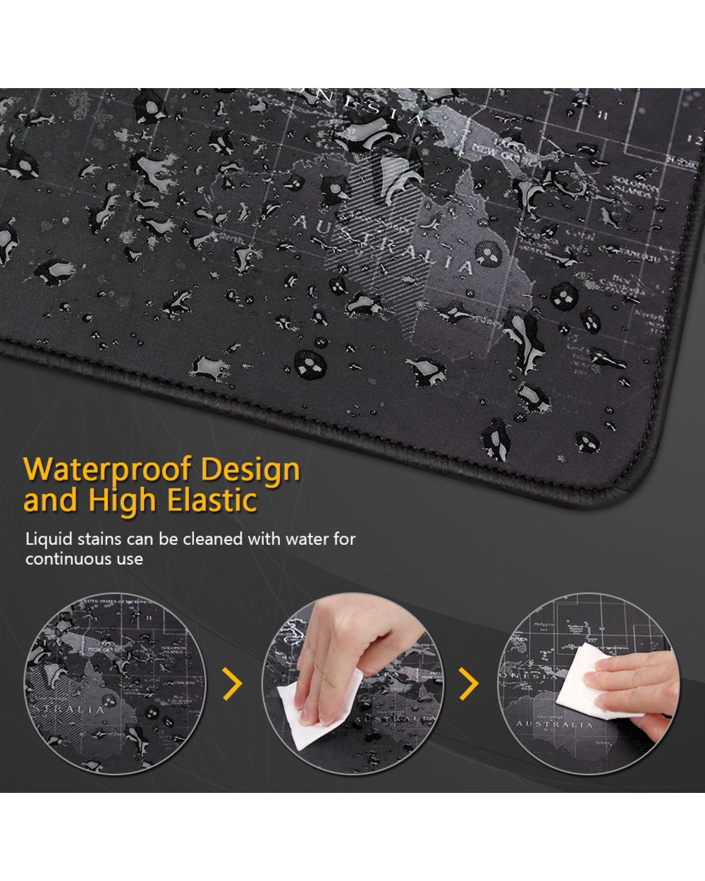 Gaming Mouse Pad Xl Large Gamer Mousepad Desk Pad Surface For Computer Mouse Mat Carpet Ped Mause Keyboard Pad Xxl Tabl front-2