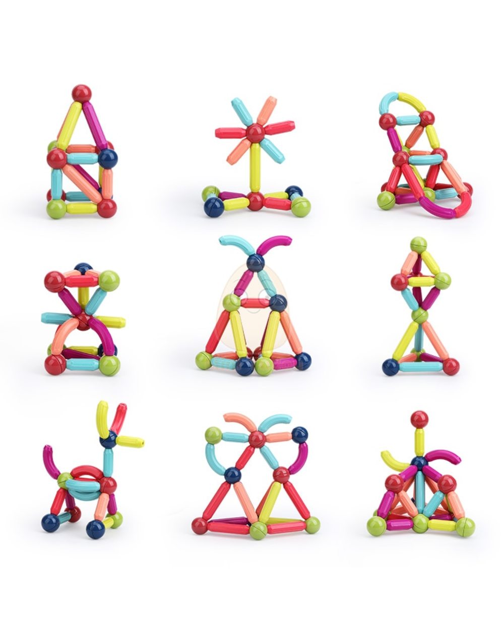 Kids Magnetic Constructor Block Designer front-4