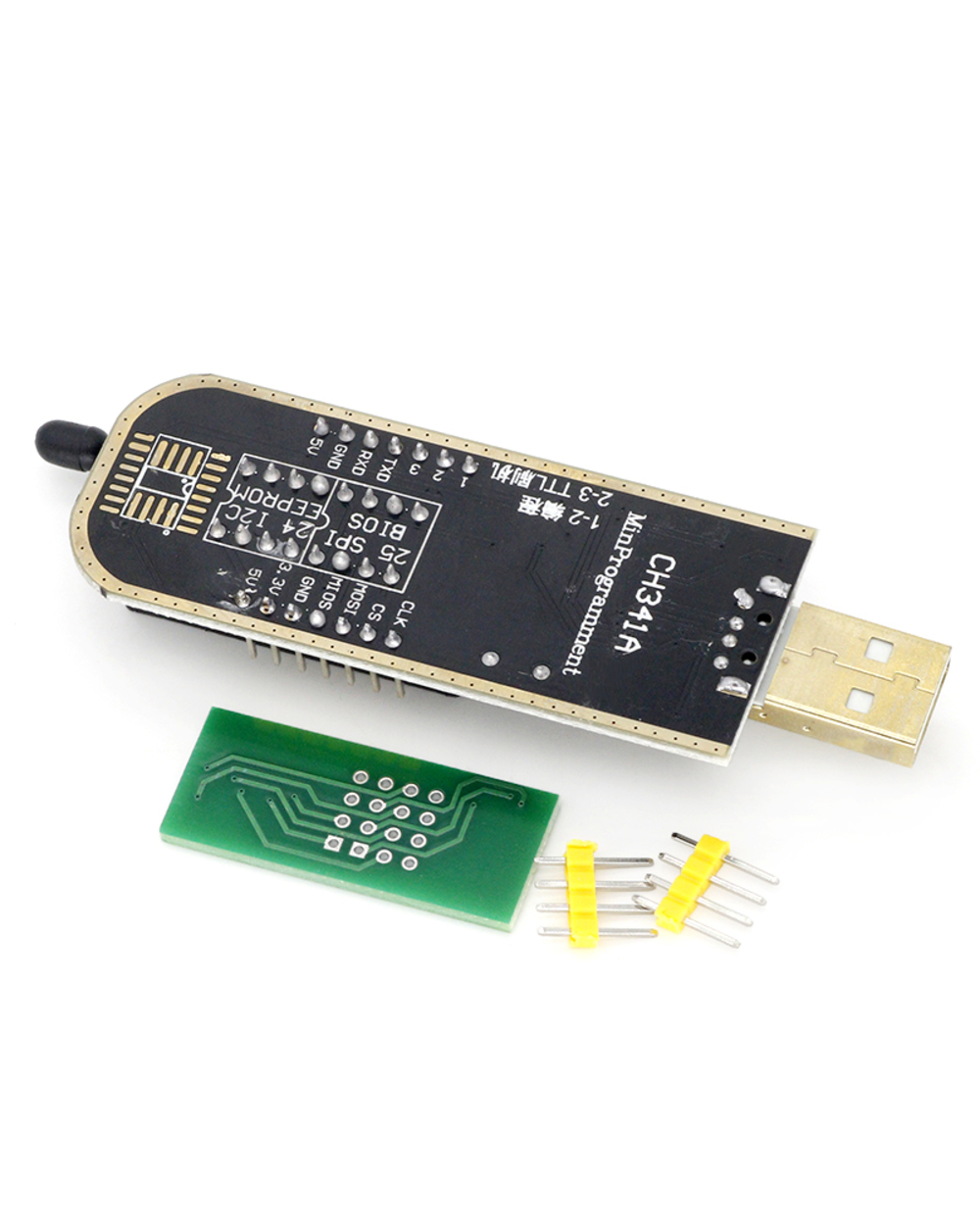 Ch341 24 25 Series Eeprom Flash Bios Usb Programmer Module + Soic8 Sop8 Test Clip For Eeprom 93Cxx / 25Cxx / 24Cxx front-4