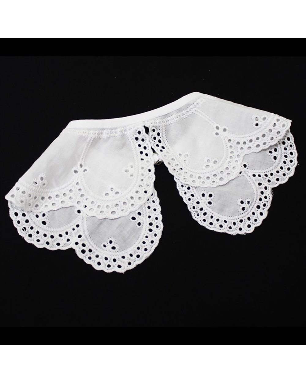 Decorative Embroidered Fake Collar European And American Style New White Shawl Doll Fake Collar Female Shirt False Coll front-3