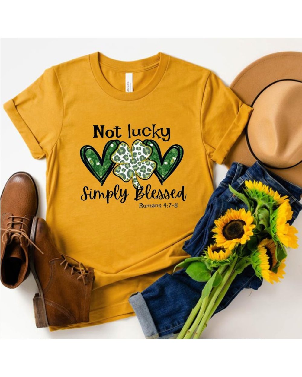 Not Lucky Just Blessed St Patrick’s Day Shirt front-5