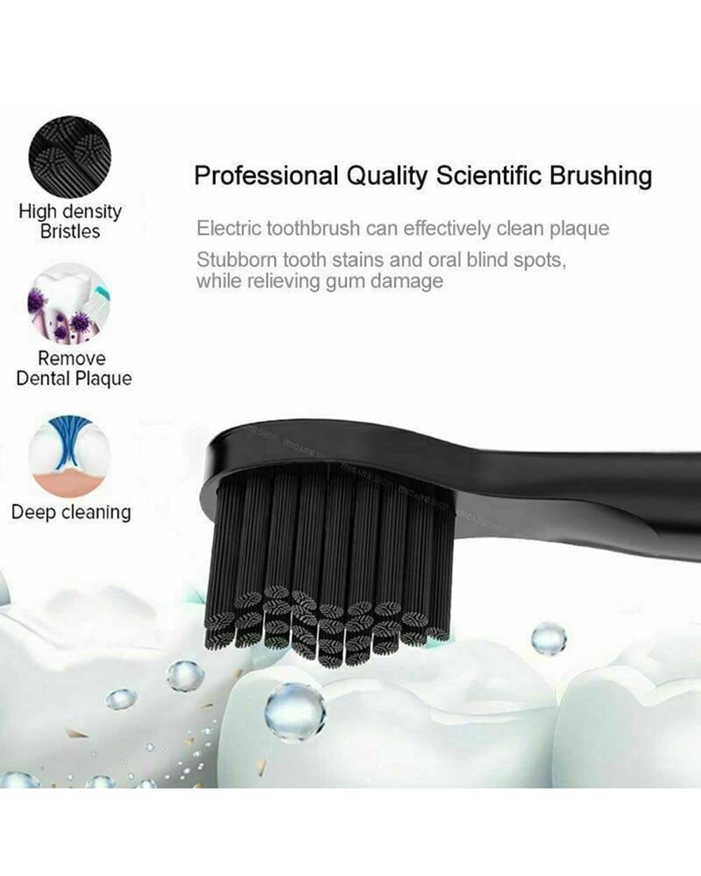 Ultrasonic Automatic Toothbrush Easy Cleaning Ipx7 Waterproof Smart Mouth Cleaning Timer Couple Household Whitening Jav front-4