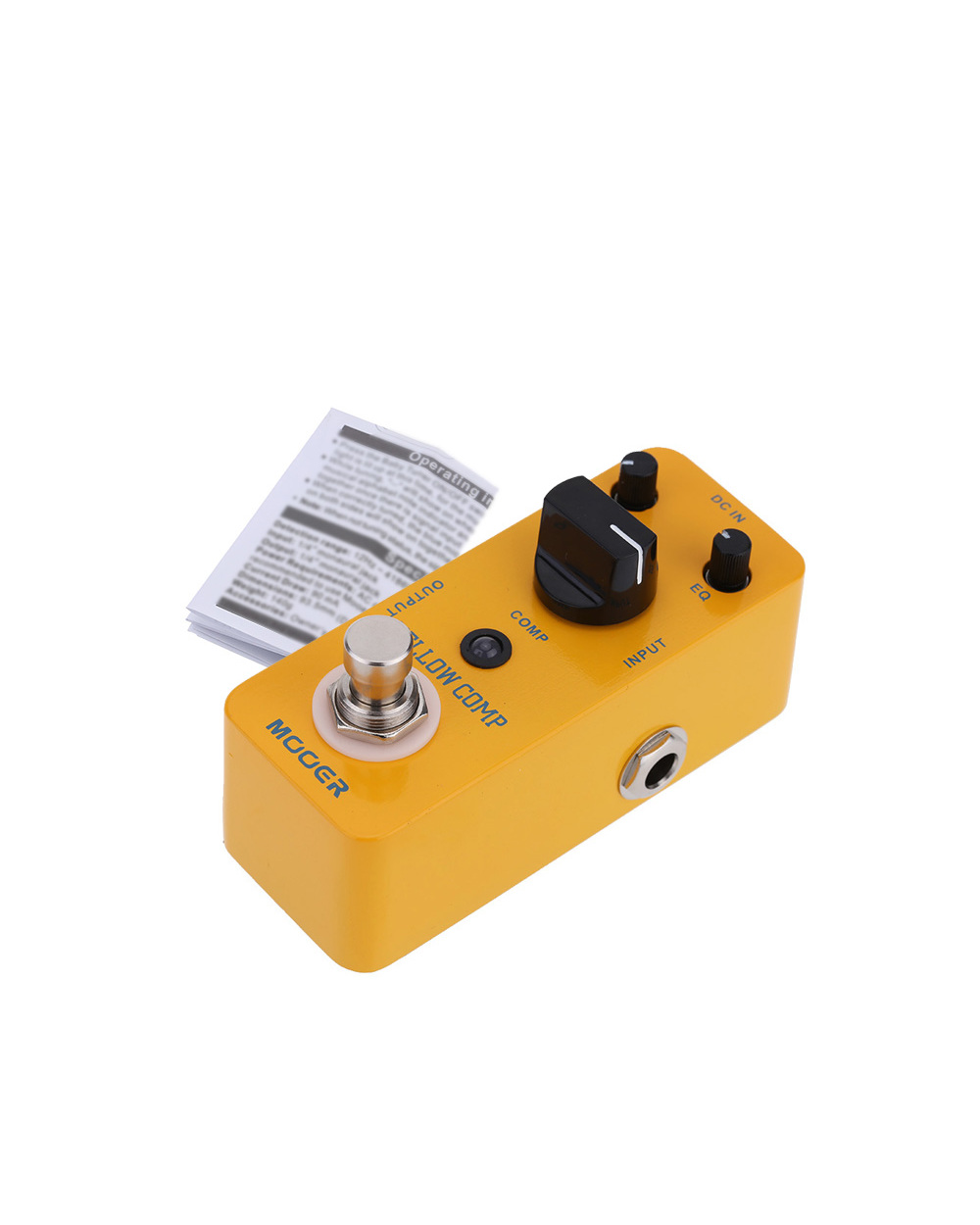 Mooer Guitar Electric Bass Pedal Comp Optical Comprr Guitar Effect Pedal Pedalboard Guitar Parts Mcs2 Yellow Comp Effec front-5