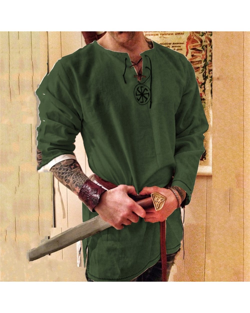 Knight Cosplay Medieval Costume front-3