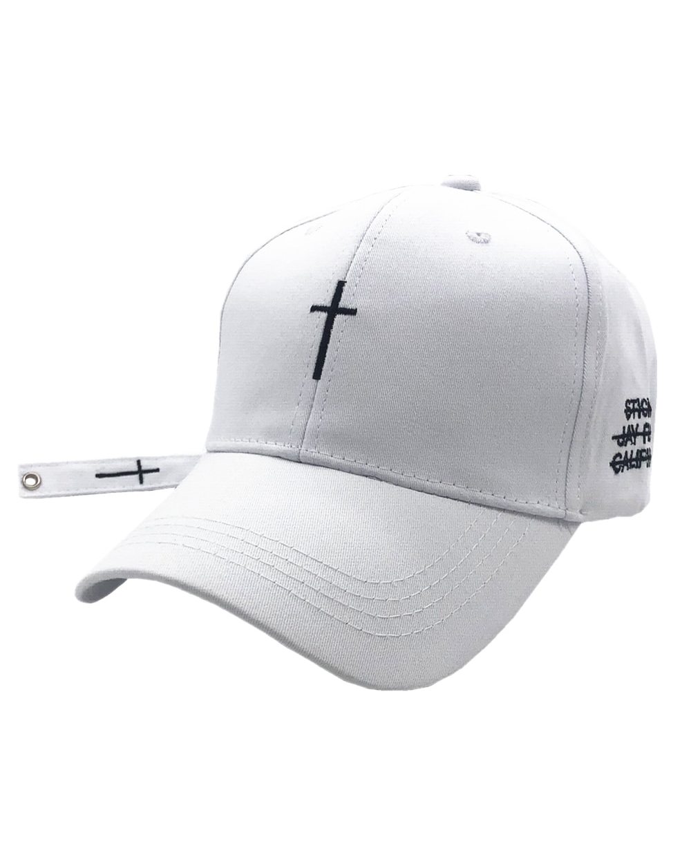 New Men Women Fashion Embroidery Cross Baseball Cap Cotton Snapback Dad Bone Casquette Summer Couple Hip Hop Hat Gorras front-1