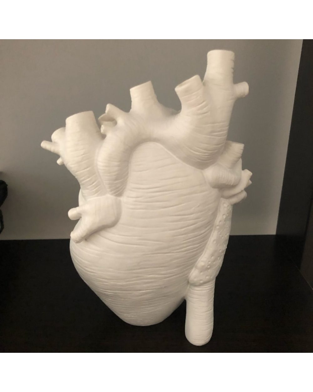 Heart Shape Flower Vase Resin Vase Dried Flower Container Vases Pots Body Sculpture Desktop Flower Pot Home Decoration front-3