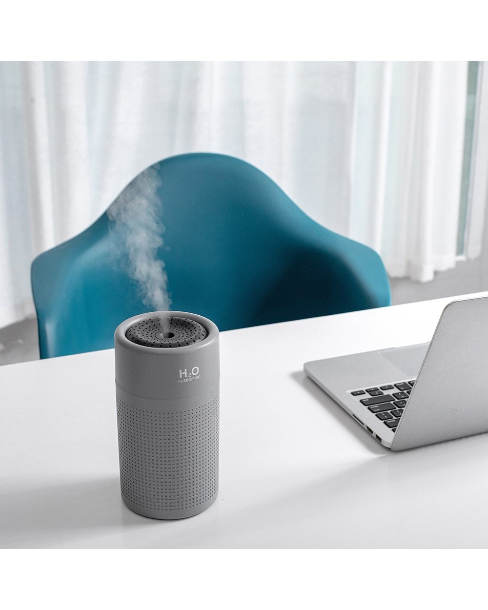 750Ml Large Capacity Air Humidifier 2000Mah Usb Rechargeable Wireless Ultrasonic Aroma Water Mist Diffuser Light Umidif front-0