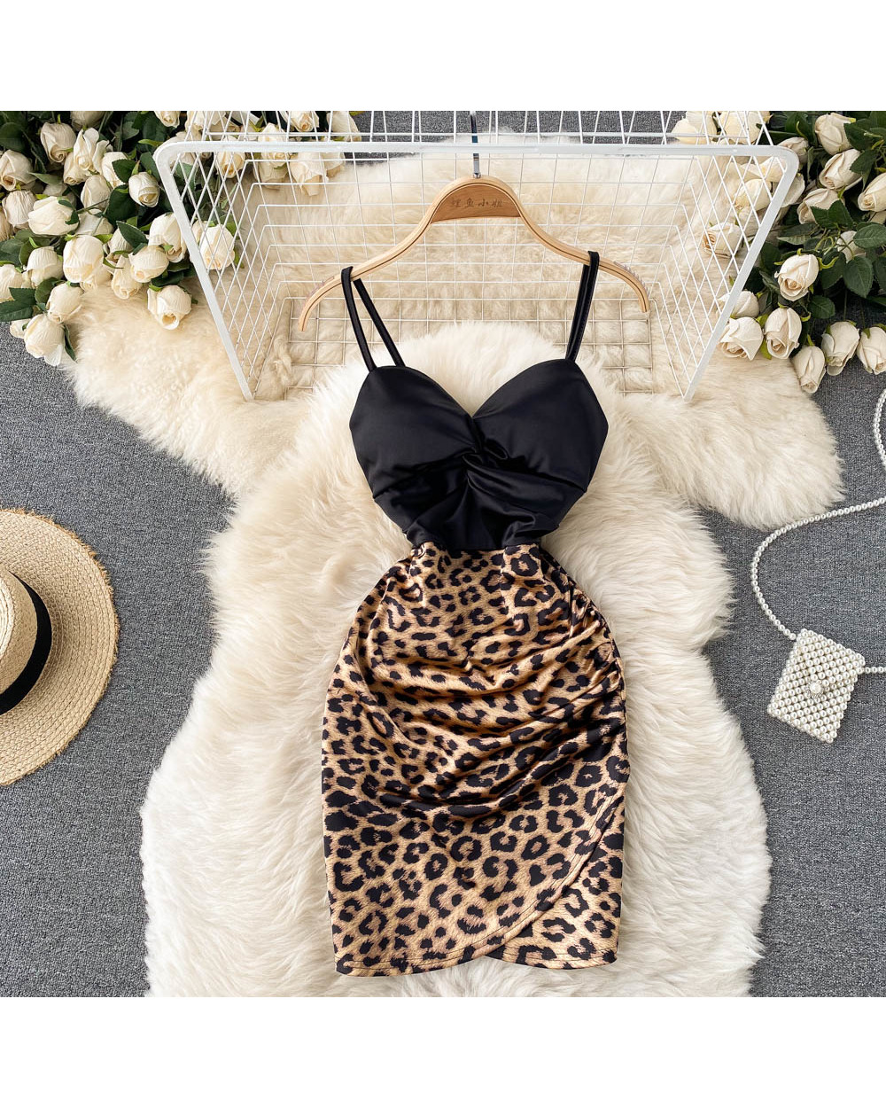 Pure Lust French Retro Super Fairy Tube Top Dress Sexy Sling Strapless Temperament Waist Slimming Bag front-5