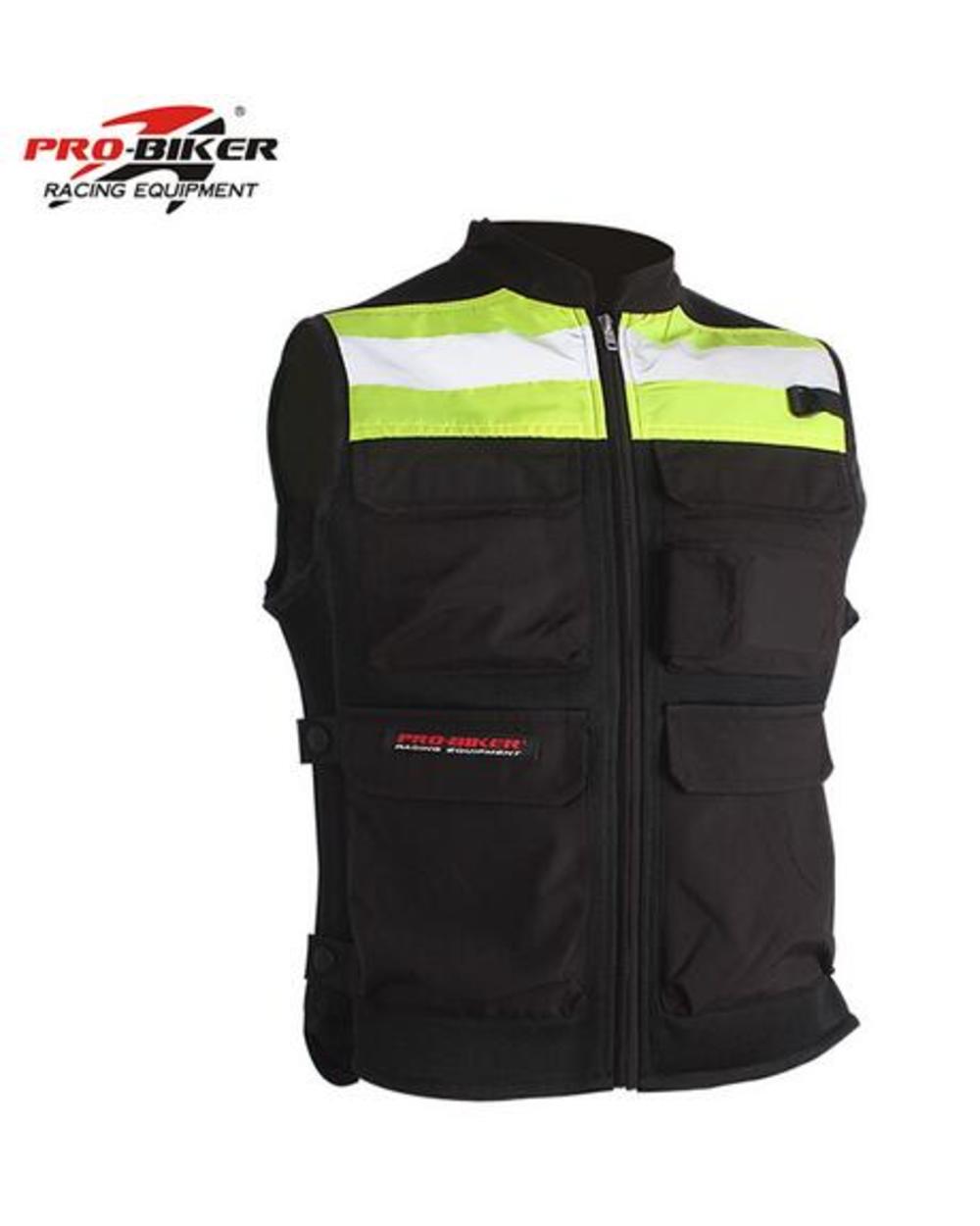 Riding Tribe Reflective Desgin Waistcoat Clothing Off-Road Racing Vest Motorcycle Touring Night Riding biker jacket front-0