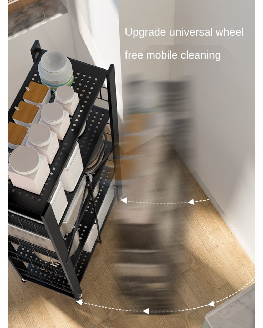 No installation Foldable Rack storage front-4