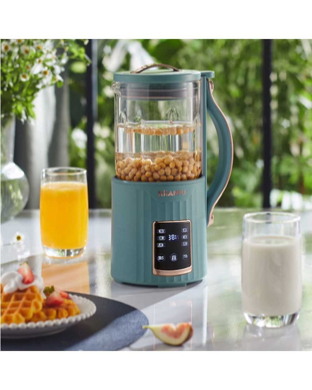 800Ml Soybean Milk Machine Electric Juicer Portable Blender Wall Breaking Machine Automatic Heating Cooking Soy Milk Ma front-0