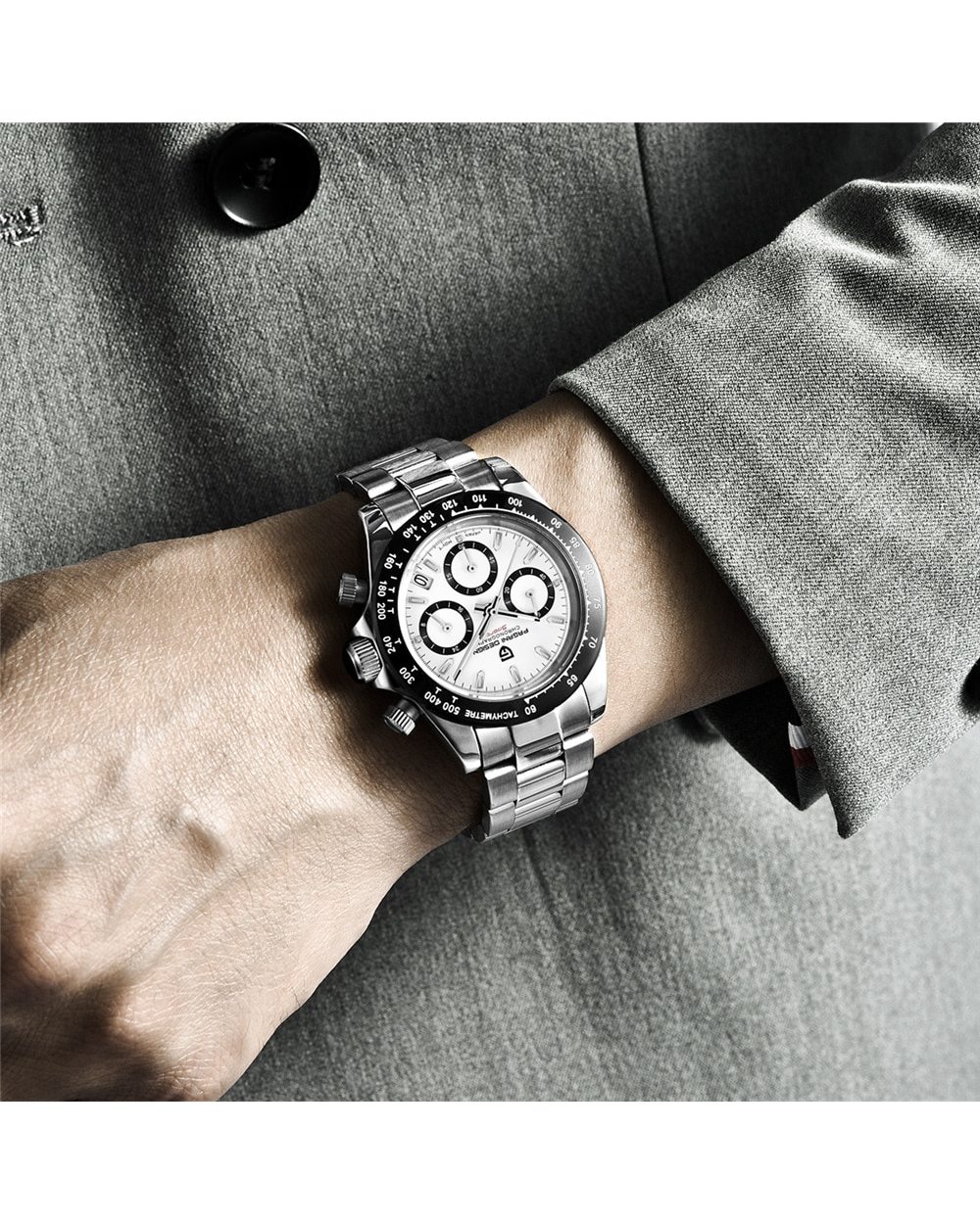 New PAGANI Design Top Brand Sports Quartz Watches Sapphire Stainless Steel Waterproof front-4